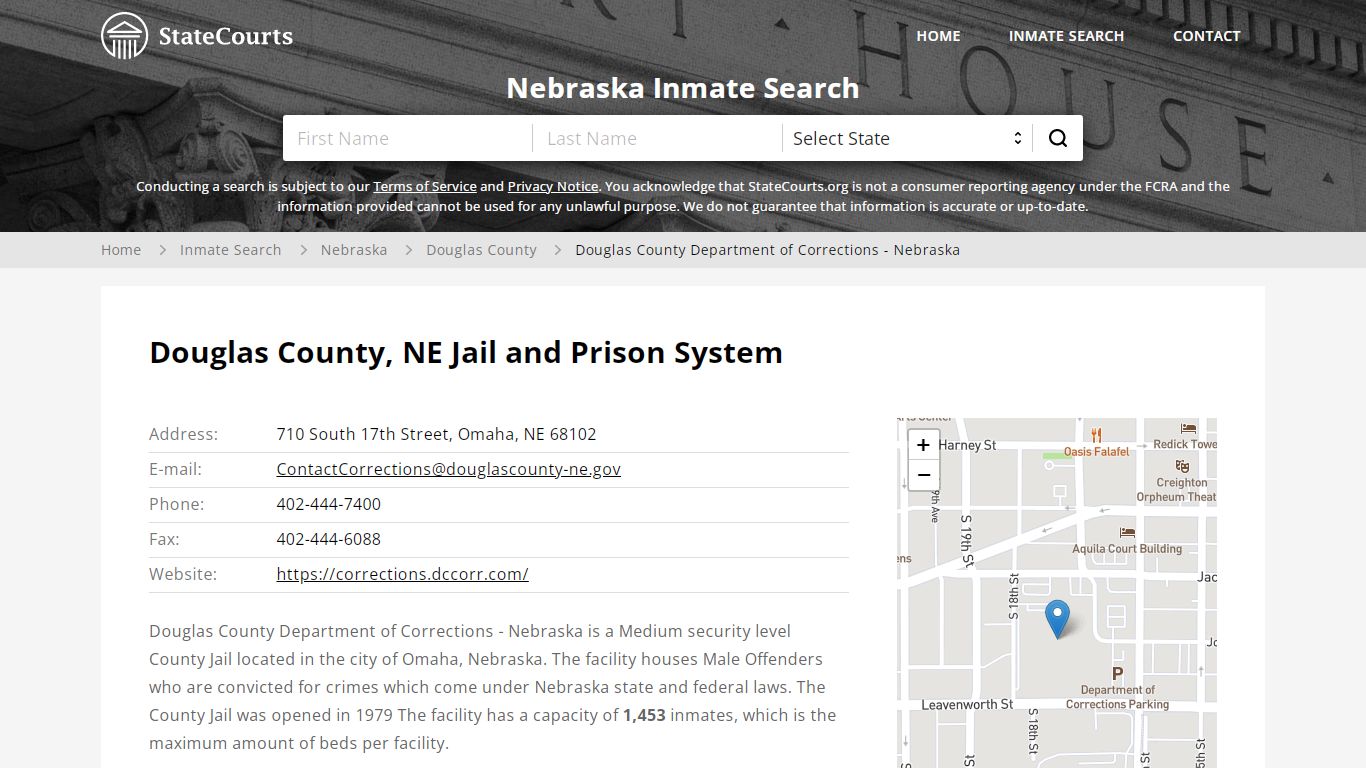 Douglas County Department of Corrections - Nebraska Inmate Records ...